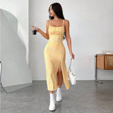 Fresh Sweet Dress Younger Floral Midi Skirt